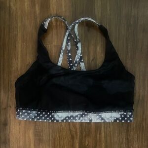 Lululemon Athletica Black and White Sports Bra